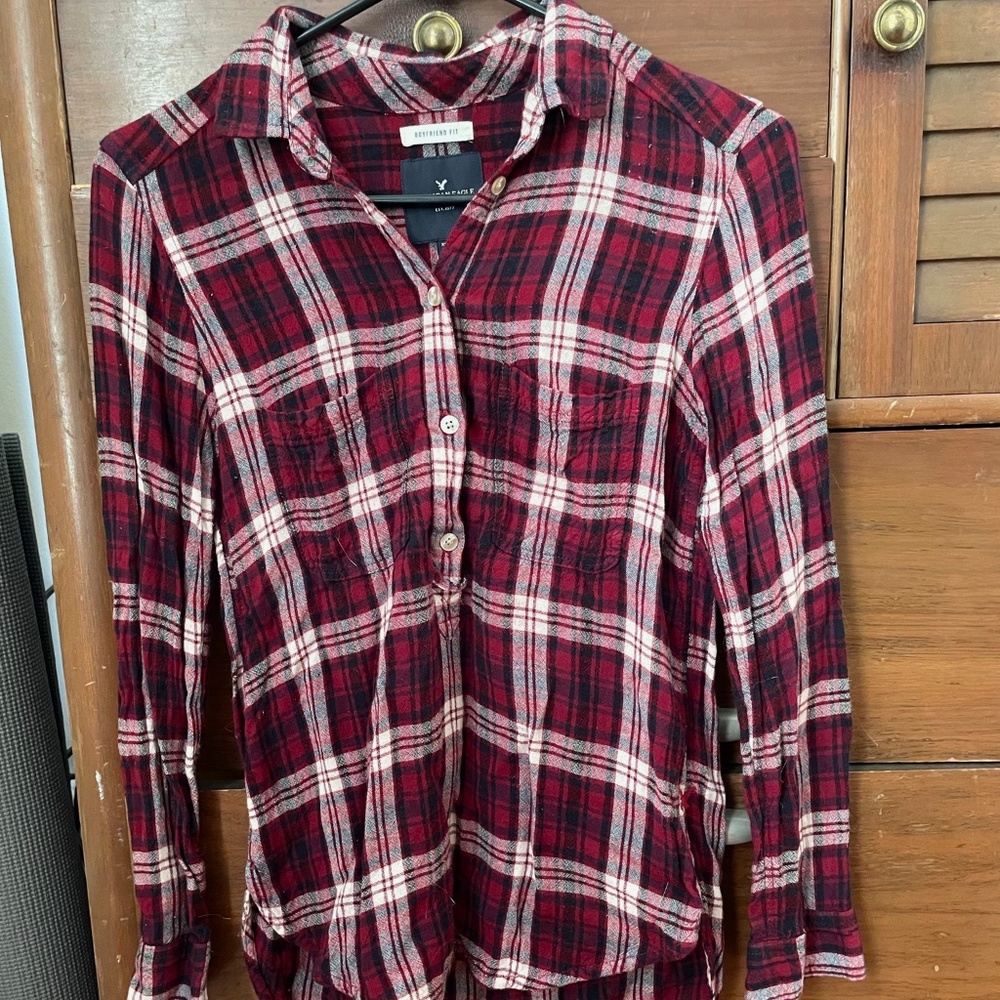 American Eagle Boyfriend Fit Flannel
